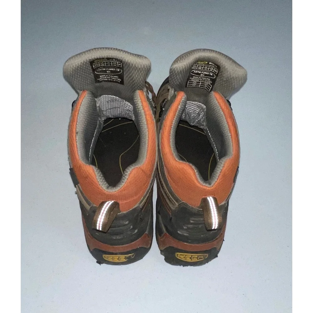 Keen Utility Mens 14D Brown Leather Waterproof EH Rated Hiking Boots 1009709D